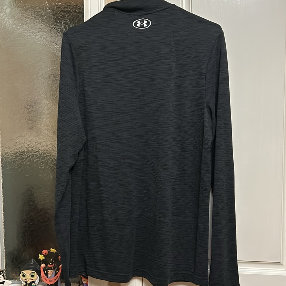 Under Armour black mock turtleneck long sleeve shirt. Size L - Picture 3 of 6